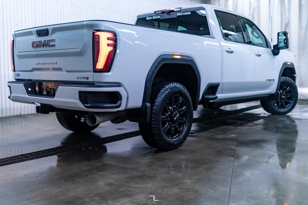 2025 GMC Sierra 2500HD 4x4 Crew Cab AT4 Diesel Leather Roof Nav Red Deer AB