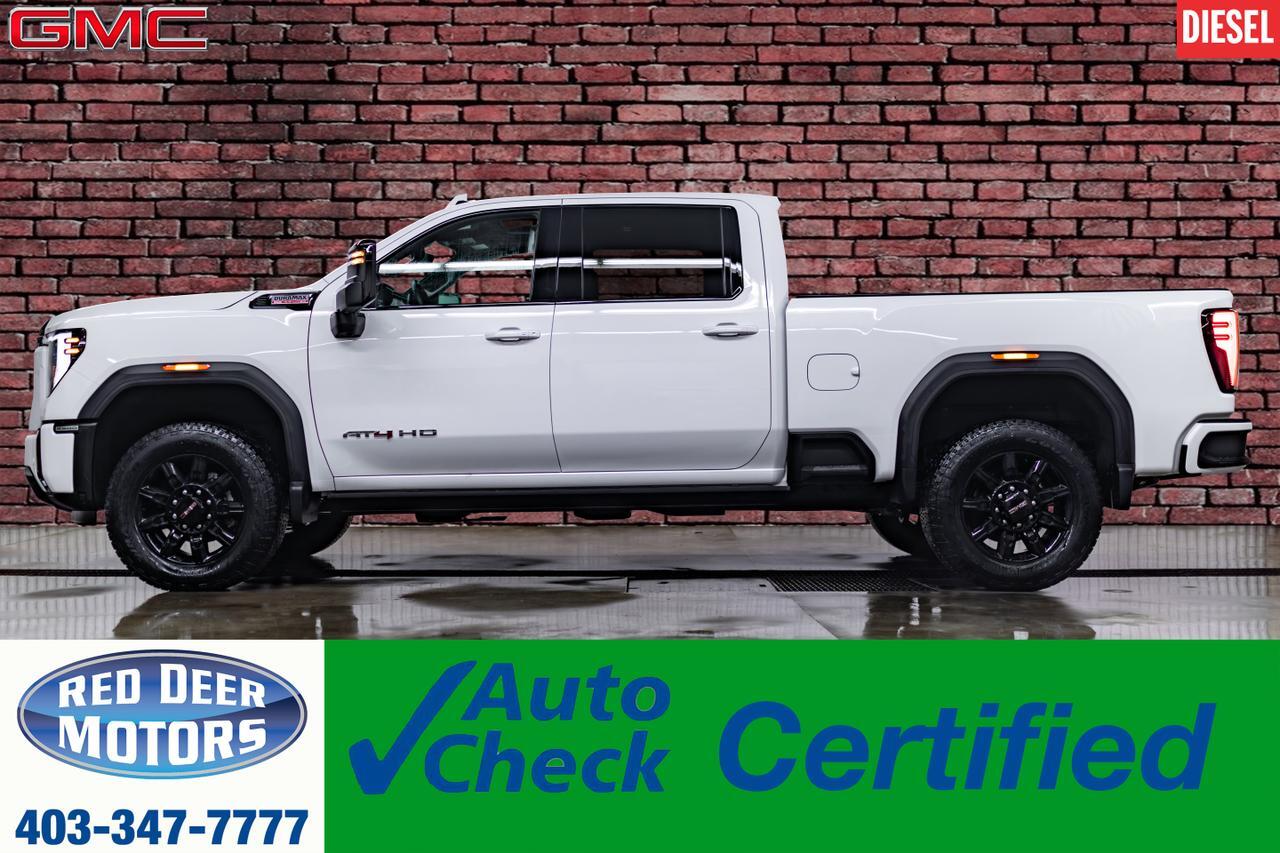 2025 GMC Sierra 2500HD 4x4 Crew Cab AT4 Diesel Leather Roof Nav