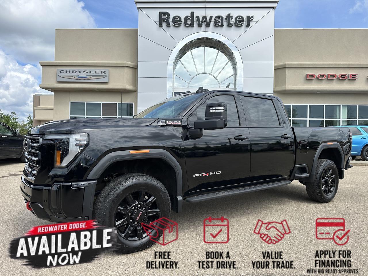 2025 GMC Sierra 2500HD AT4 Crew Cab 4WD | Tech Pkg | 5th Wheel Pkg | Max Trailer Pkg | X31 Off Road Pkg | Sun Roof