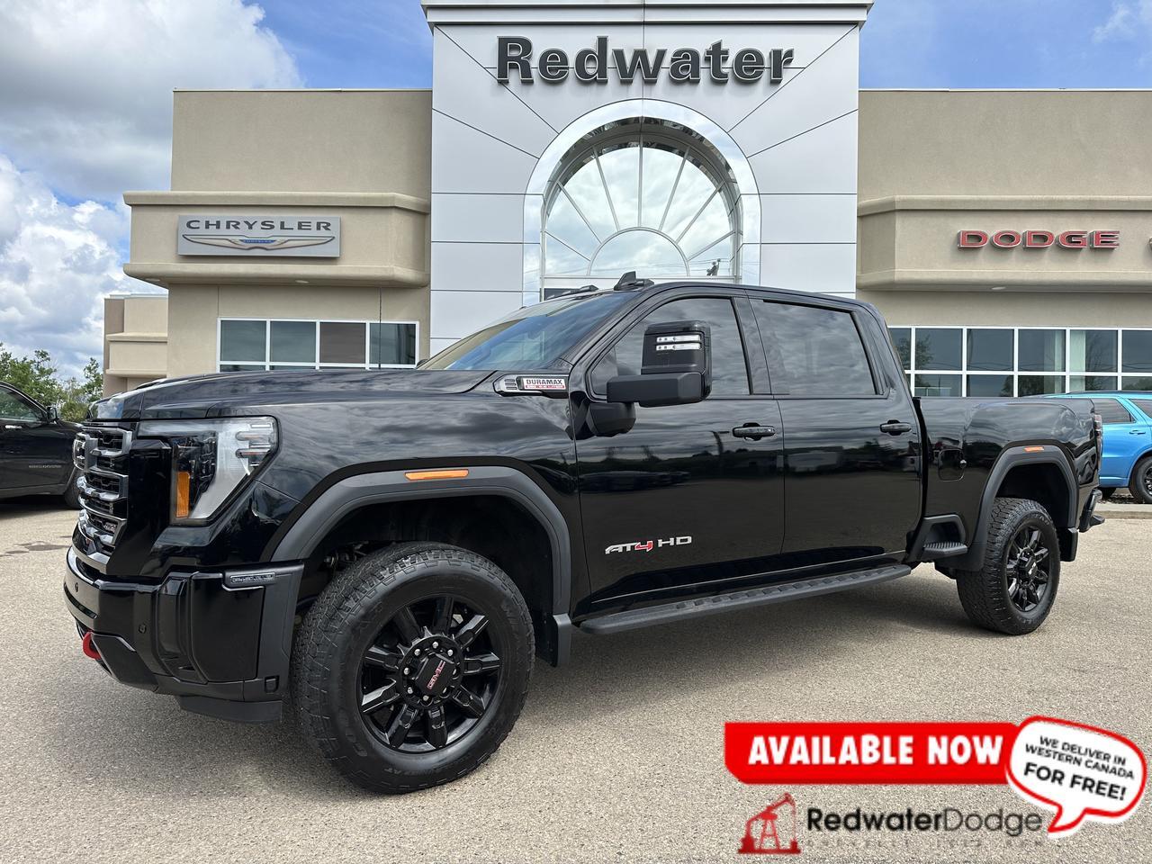 2025 GMC Sierra 2500HD AT4 Crew Cab 4WD | Tech Pkg | 5th Wheel Pkg | Max Trailer Pkg | X31 Off Road Pkg | Sun Roof