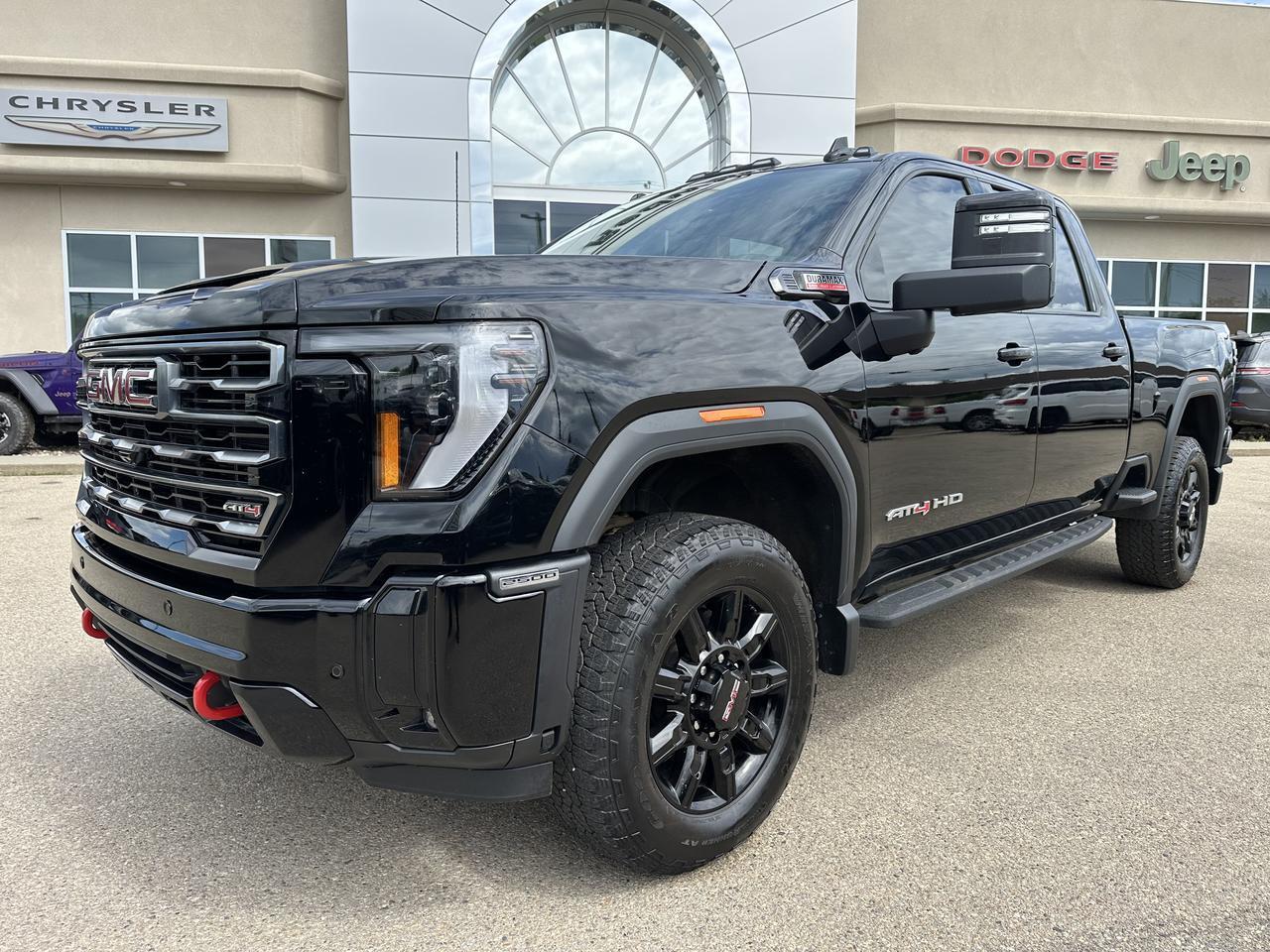 2025 GMC Sierra 2500HD AT4 Crew Cab 4WD | Tech Pkg | 5th Wheel Pkg | Max Trailer Pkg | X31 Off Road Pkg | Sun Roof Redwater AB