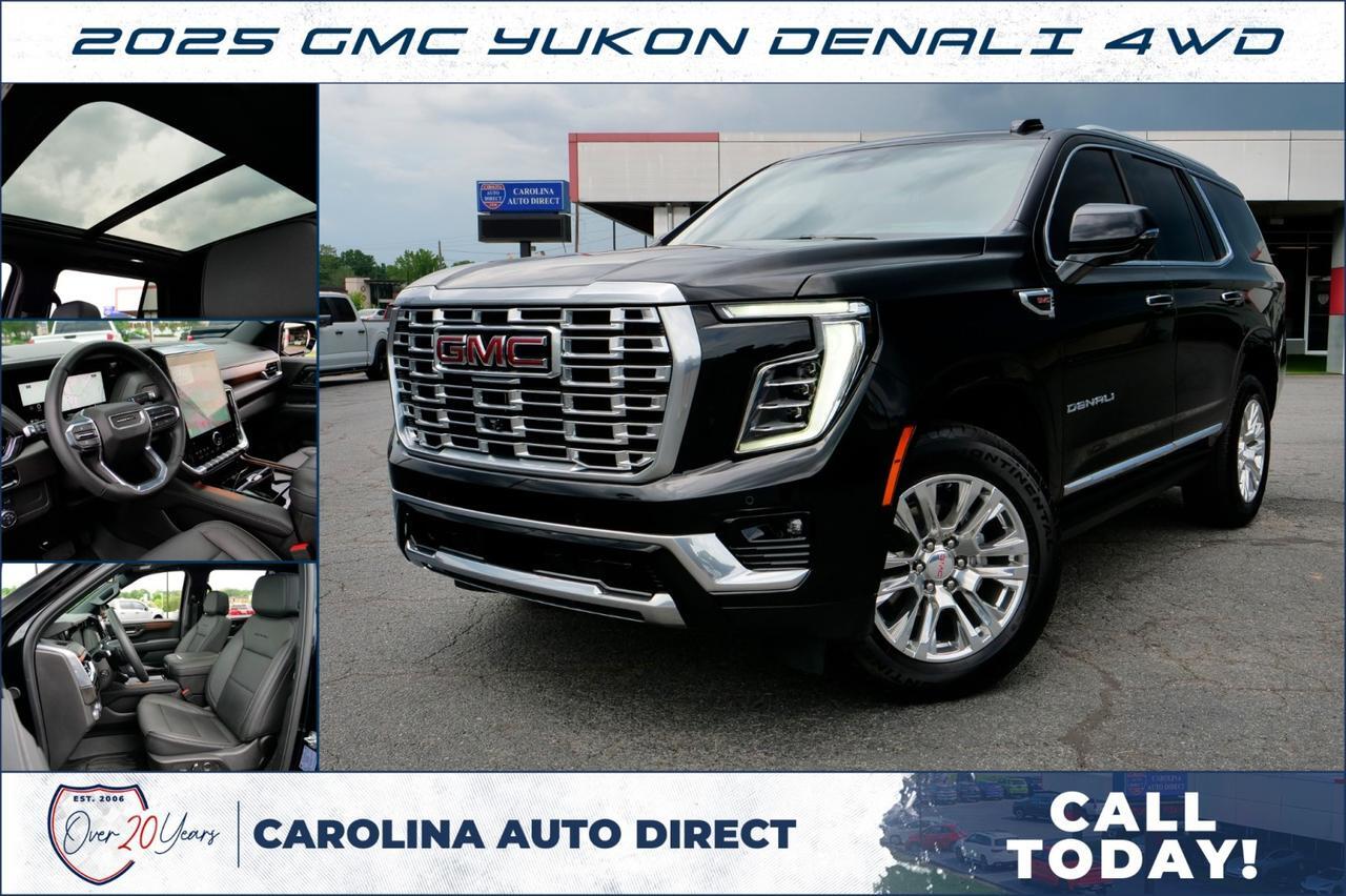 2025 GMC Yukon Denali / 4WD / Pano Sunroof / Power Steps!