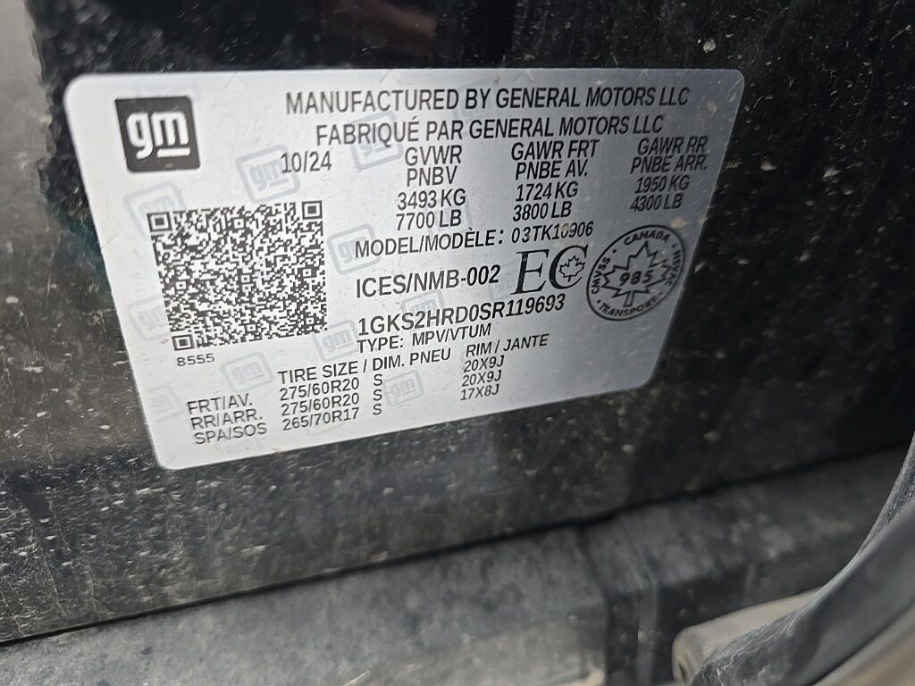 2025 GMC Yukon XL AT4 4WD 7 Passenger Fond du Lac WI