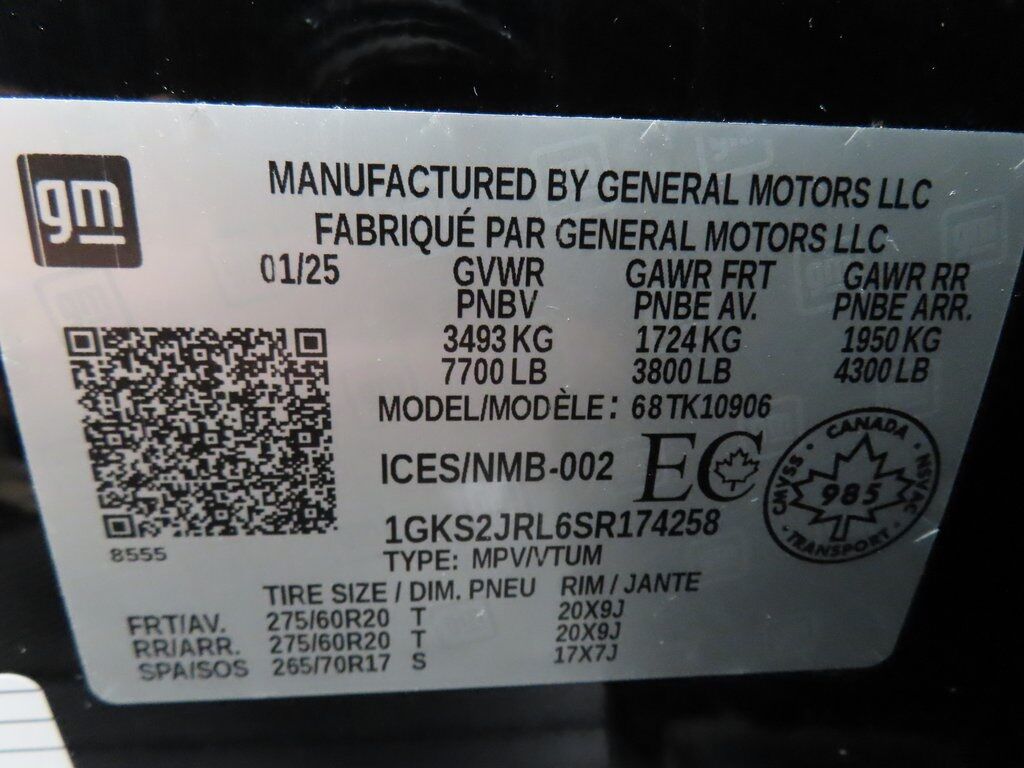 2025 GMC Yukon XL Denali 4WD 7 Passenger Fond du Lac WI