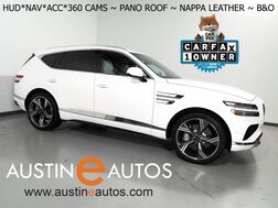 2025_Genesis_GV80 3.5T Prestige AWD_*HEADS-UP DISPLAY, NAVIGATION, ADAPTIVE CRUISE, SAFETY ALERTS, 27 INCH OLED DISPALY, 360 CAMERAS, PANO MOONROOF, NAPPA LEATHER, CLIMATE MASSAGE SEATS, BANG & OLUFSEN, WIRELESS CHARGING_ Round Rock TX