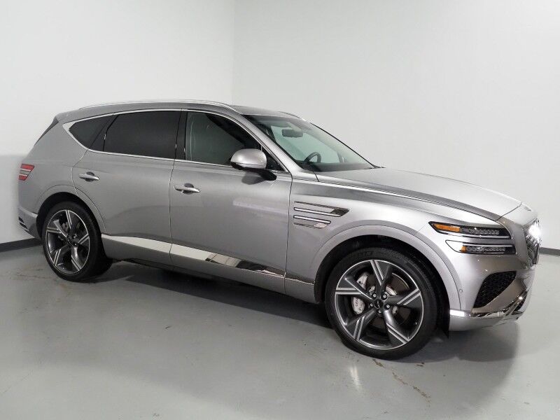 2025 Genesis GV80 3.5T Prestige AWD *HEADS-UP DISPLAY, NAVIGATION, ADAPTIVE CRUISE, SAFETY ALERTS, 27 INCH OLED DISPLAY, 360 CAMERAS, PANO MOONROOF, NAPPA LEATHER, CLIMATE MASSAGE SEATS, BANG & OLUFSEN, WIRELESS CHARGING