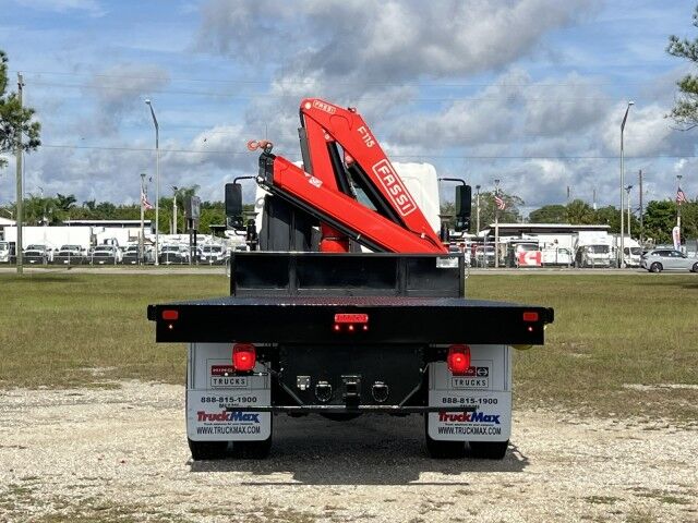 2025 Hino L6 22' BABCO Steel Flatbed Truck with Fassi F115 Knuckle Boom Crane