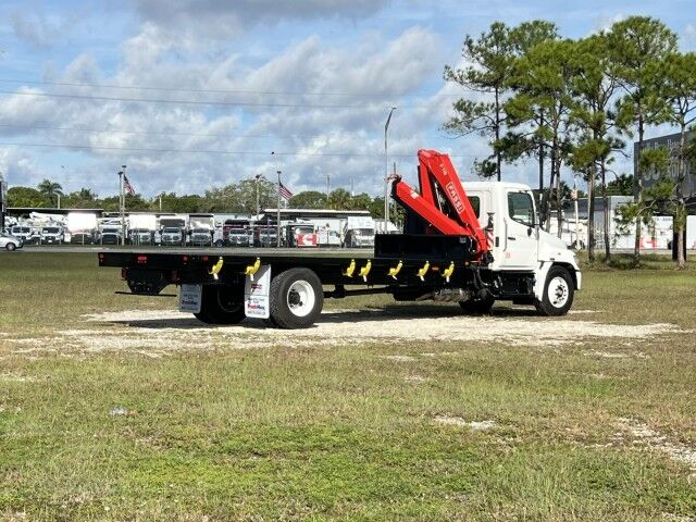 2025 Hino L6 22&apos; BABCO Steel Flatbed Truck with Fassi F115 Knuckle Boom Crane