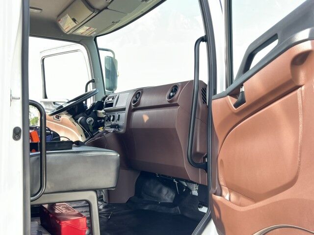 2025 Hino L6 22&apos; BABCO Steel Flatbed Truck with Fassi F115 Knuckle Boom Crane Homestead FL