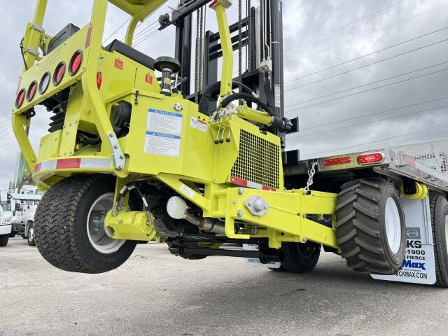 2025 Hino L6 24&apos; BABCO Aluminum Flatbed Truck with 4K Donkey Truck Mounted Fork Lift Homestead FL