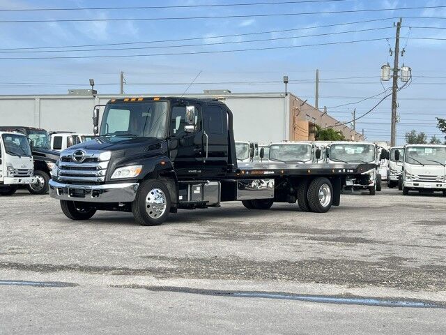 2025 Hino L6 Extended Cab 22&apos; Jerr-Dan Rollback Car Carrier Sharkbed Truck Miami FL
