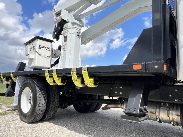 2025 Hino L7 20&apos; BABCO Steel Flatbed Truck with Dur-A-Lift DLT2-60DP, 67&apos; Wor Homestead FL