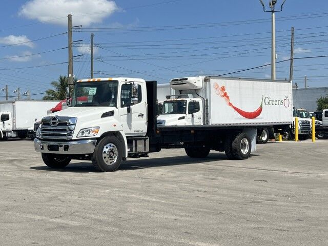 2025 Hino L7 24' Steel BABCO Flatbed Truck
