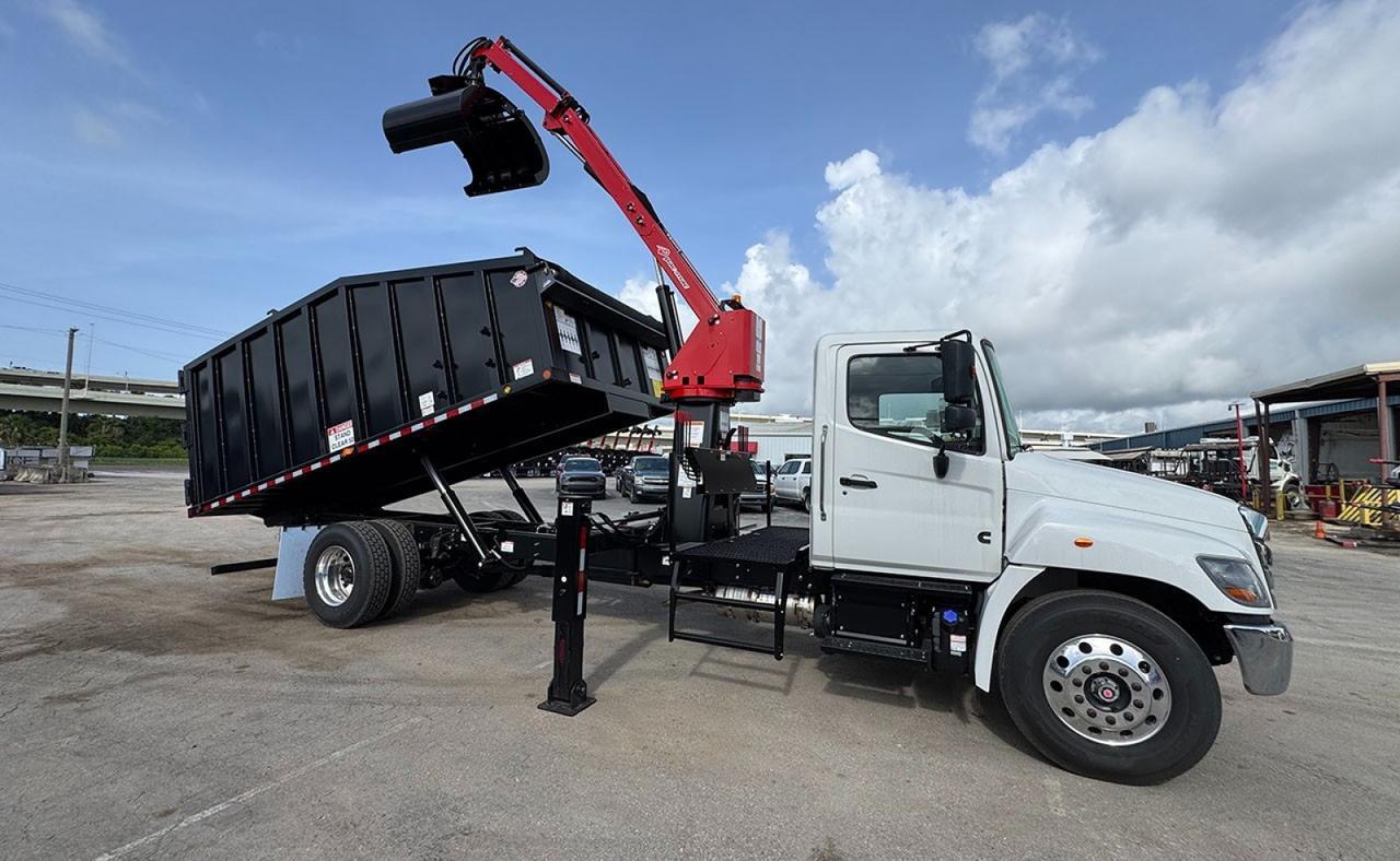 2025 Hino L7 28 Yard Pac Mac Grapple Truck Tampa FL