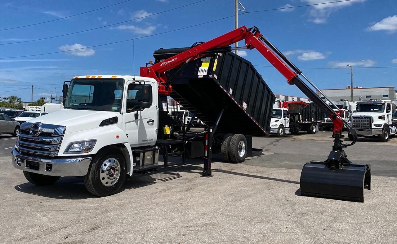 2025 Hino L7 28 Yard Pac Mac ML Grapple Truck Tampa FL
