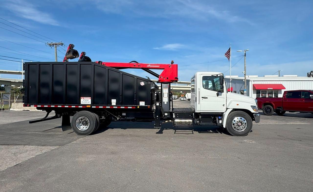 2025 Hino L7 28 Yard Pac Mac ML Grapple Truck Tampa FL