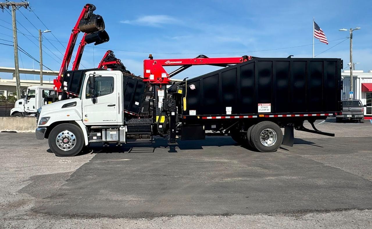 2025 Hino L7 28 Yard Pac Mac ML Grapple Truck Tampa FL