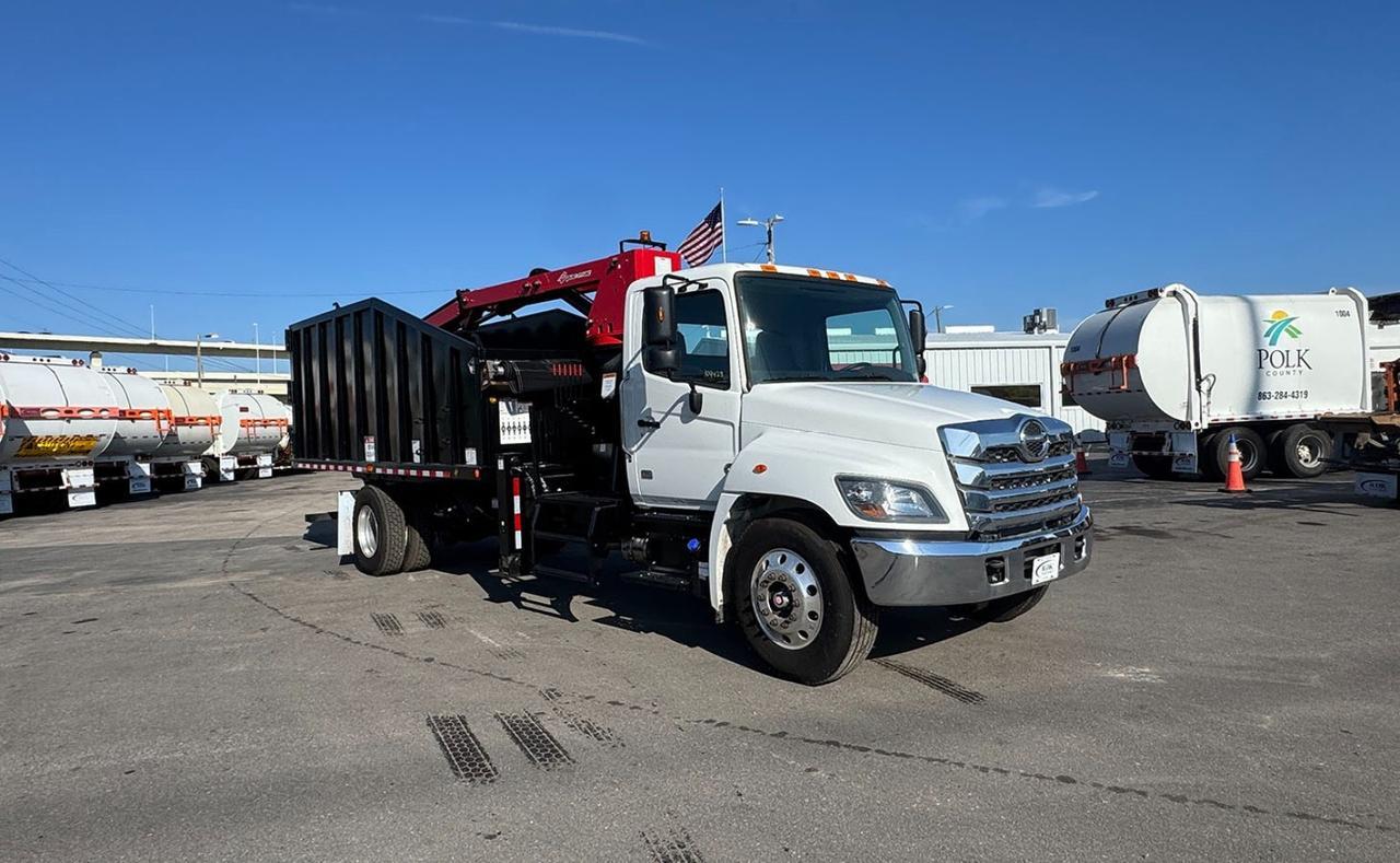 2025 Hino L7 28 Yard Pac Mac ML Grapple Truck Tampa FL
