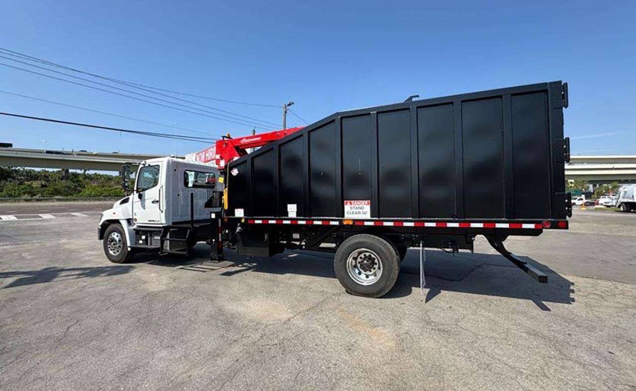 2025 Hino L7 28 Yard Pac Mac ML Grapple Truck Tampa FL