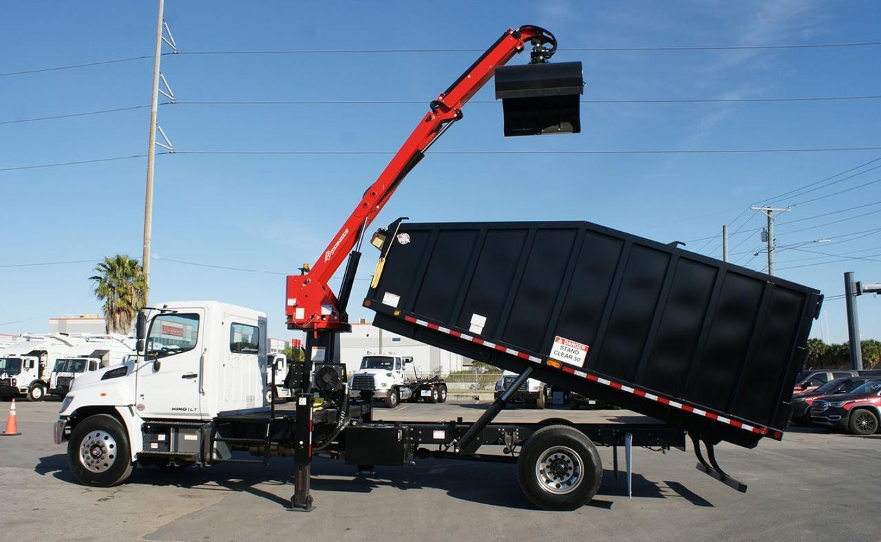 2025 Hino L7 28 Yard Pac Mac ML Grapple Truck Tampa FL