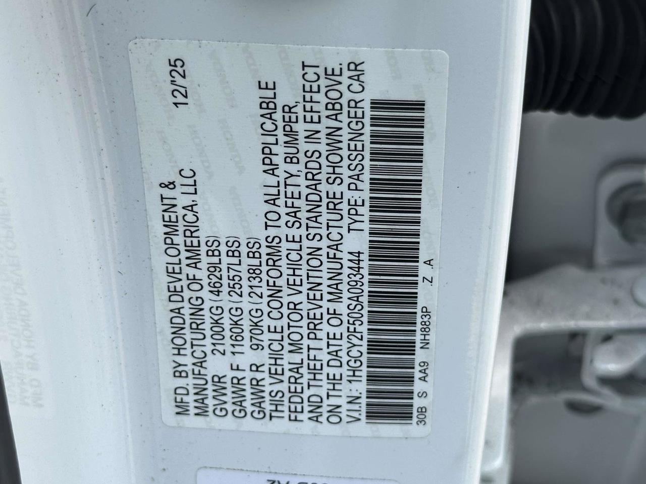 2025 Honda Accord Hybrid Sport Alexandria VA