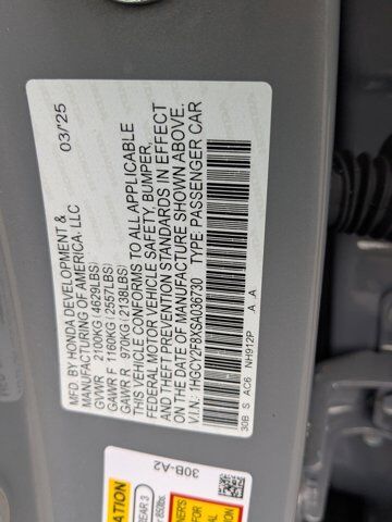 2025 Honda Accord Hybrid Touring Roseville CA