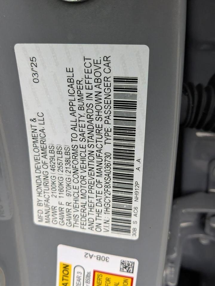 2025 Honda Accord Hybrid Touring Roseville CA