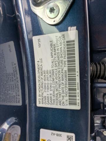 2025 Honda Accord Hybrid Touring Roseville CA