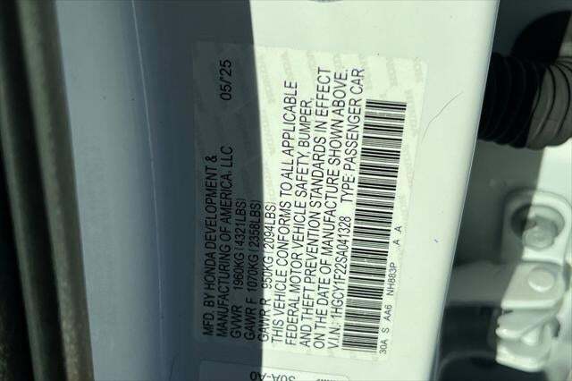 2025 Honda Accord LX Roseville CA