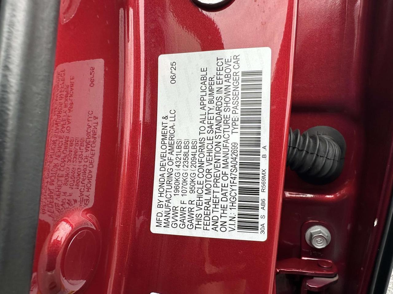 2025 Honda Accord SE Alexandria VA