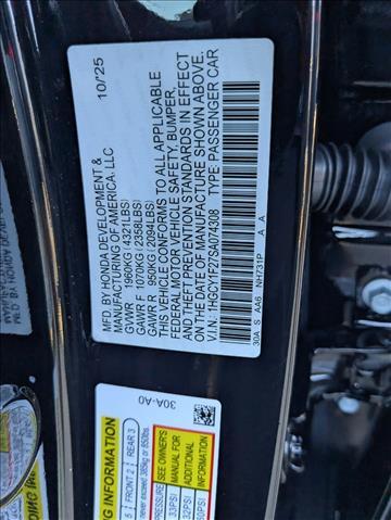 2025 Honda Accord Sedan LX Roseville CA