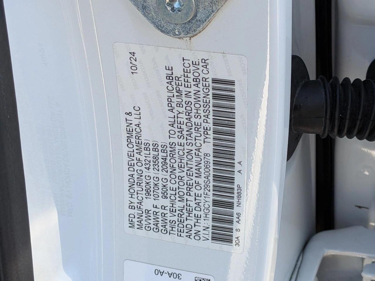 2025 Honda Accord Sedan LX Roseville CA