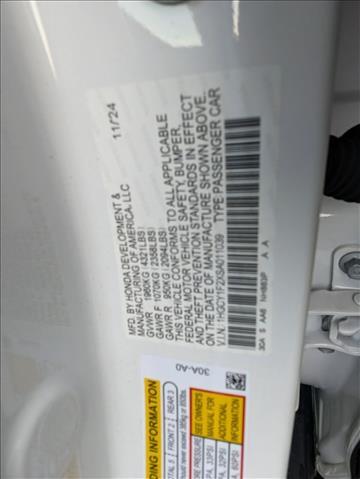 2025 Honda Accord Sedan LX Roseville CA