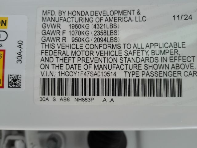 2025 Honda Accord Sedan SE Plano TX