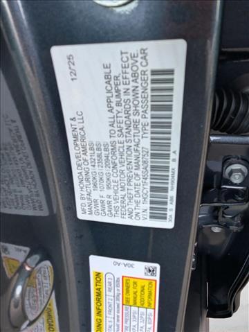 2025 Honda Accord Sedan SE Roseville CA