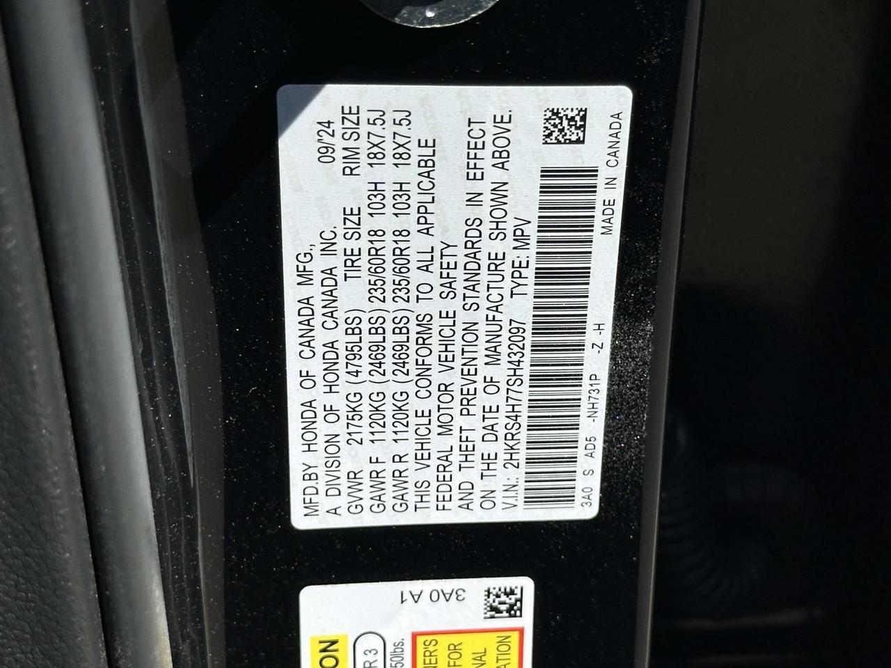 2025 Honda CR-V EX-L Alexandria VA
