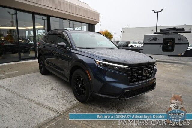 2025 Honda CR-V Hybrid Sport-L / AWD / AutoStart / Power & Heated Leather Seats / Heated Steering Wheel / Sunroof / Lane Departure & Blind Spot Alert / Apple CarPlay & Android Auto / Adaptive Cruise / 40 MPG / Tow Pkg / 1-Owner Anchorage AK 2025 Honda CR-V Hybrid Sport-L / AWD / AutoStart / Power & Heated Leather Seats / Heated Steering Wheel / Sunroof / Lane Departure & Blind Spot Alert / Apple CarPlay & Android Auto / Adaptive Cruise / 40 MPG / Tow Pkg / 1-Owner Anchorage AK