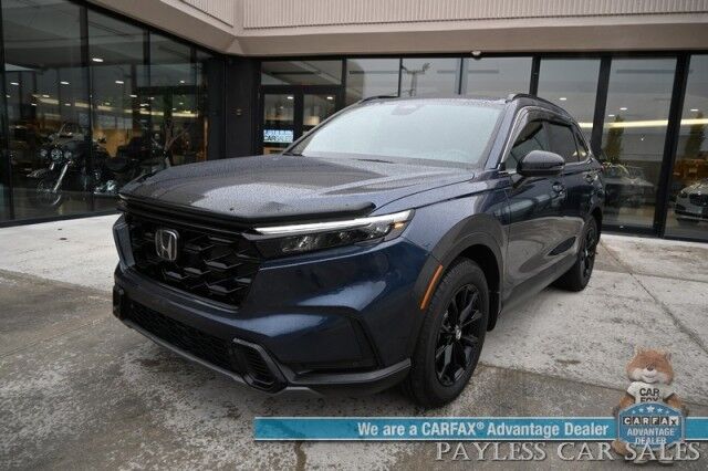 2025 Honda CR-V Hybrid Sport-L / AWD / AutoStart / Power & Heated Leather Seats / Heated Steering Wheel / Sunroof / Lane Departure & Blind Spot Alert / Apple CarPlay & Android Auto / Adaptive Cruise / 40 MPG / Tow Pkg / 1-Owner Anchorage AK 2025 Honda CR-V Hybrid Sport-L / AWD / AutoStart / Power & Heated Leather Seats / Heated Steering Wheel / Sunroof / Lane Departure & Blind Spot Alert / Apple CarPlay & Android Auto / Adaptive Cruise / 40 MPG / Tow Pkg / 1-Owner Anchorage AK