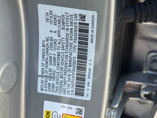 2025 Honda Civic Hybrid Sport Springfield VA
