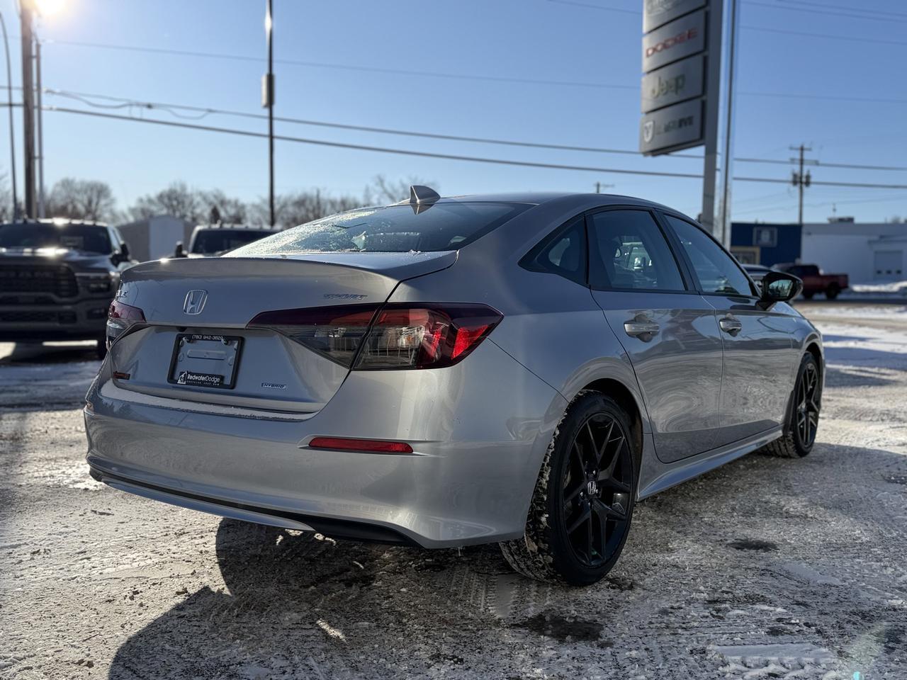 2025 Honda Civic Sedan Hybrid Sport | Prem Cloth | Heated Seats | Low Km | Sun Roof | Active Drive Modes Redwater AB