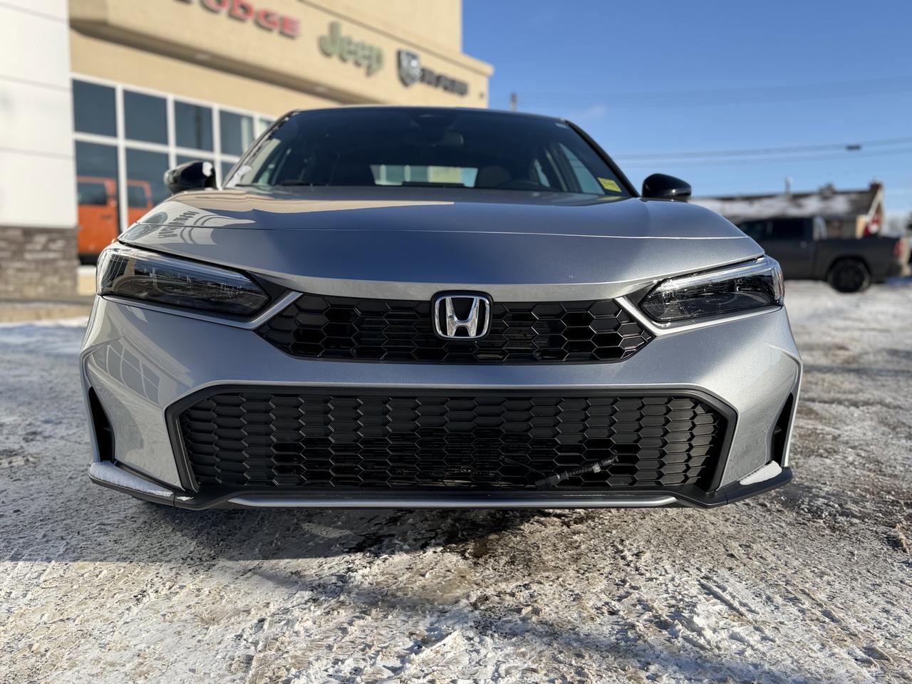 2025 Honda Civic Sedan Hybrid Sport | Prem Cloth | Heated Seats | Low Km | Sun Roof | Active Drive Modes Redwater AB