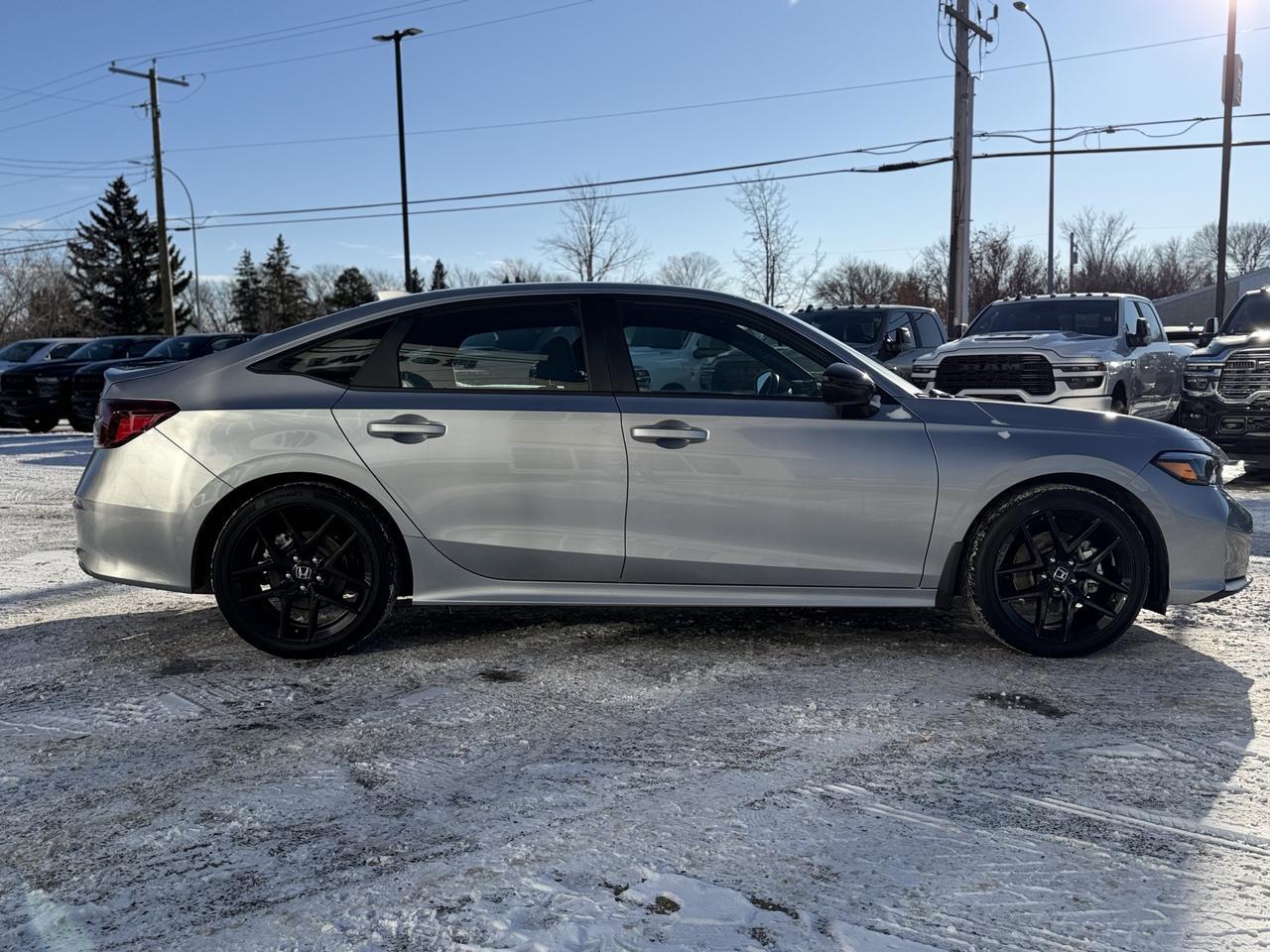 2025 Honda Civic Sedan Hybrid Sport | Prem Cloth | Heated Seats | Low Km | Sun Roof | Active Drive Modes Redwater AB