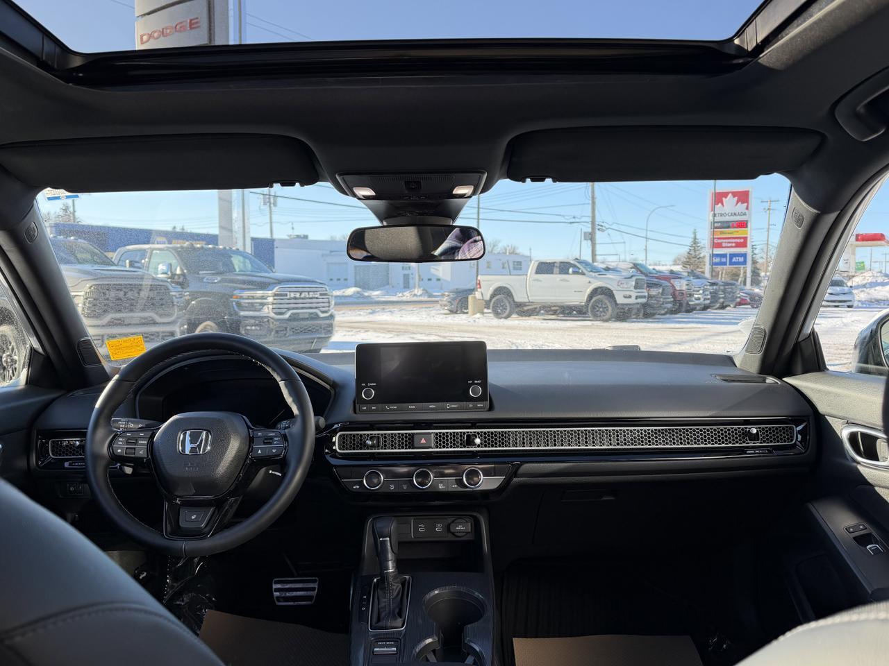 2025 Honda Civic Sedan Hybrid Sport | Prem Cloth | Heated Seats | Low Km | Sun Roof | Active Drive Modes Redwater AB