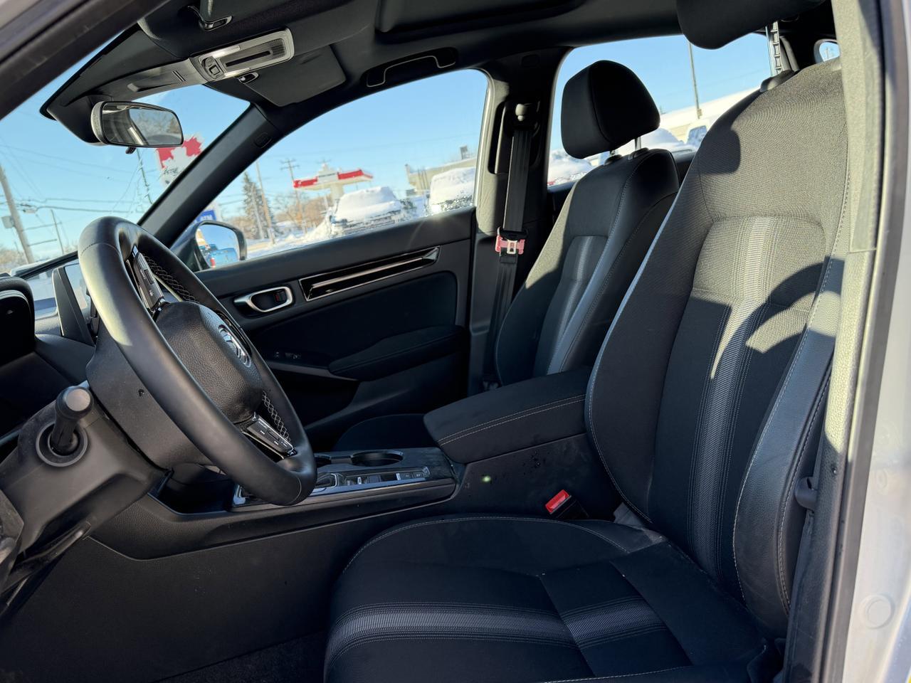 2025 Honda Civic Sedan Hybrid Sport | Prem Cloth | Heated Seats | Low Km | Sun Roof | Active Drive Modes Redwater AB