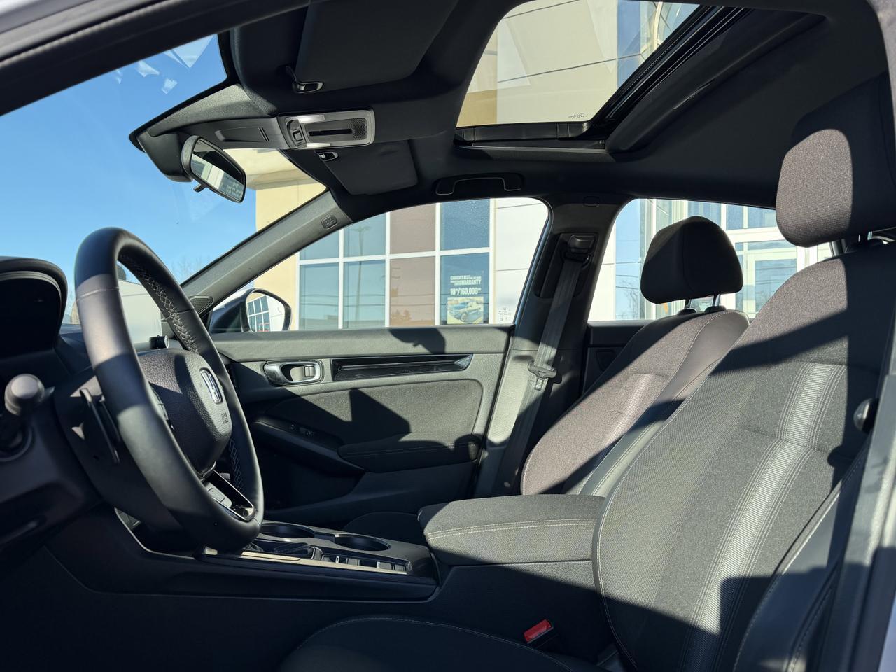 2025 Honda Civic Sedan Hybrid Sport | Prem Cloth | Heated Seats | Low Km | Sun Roof | Active Drive Modes Redwater AB