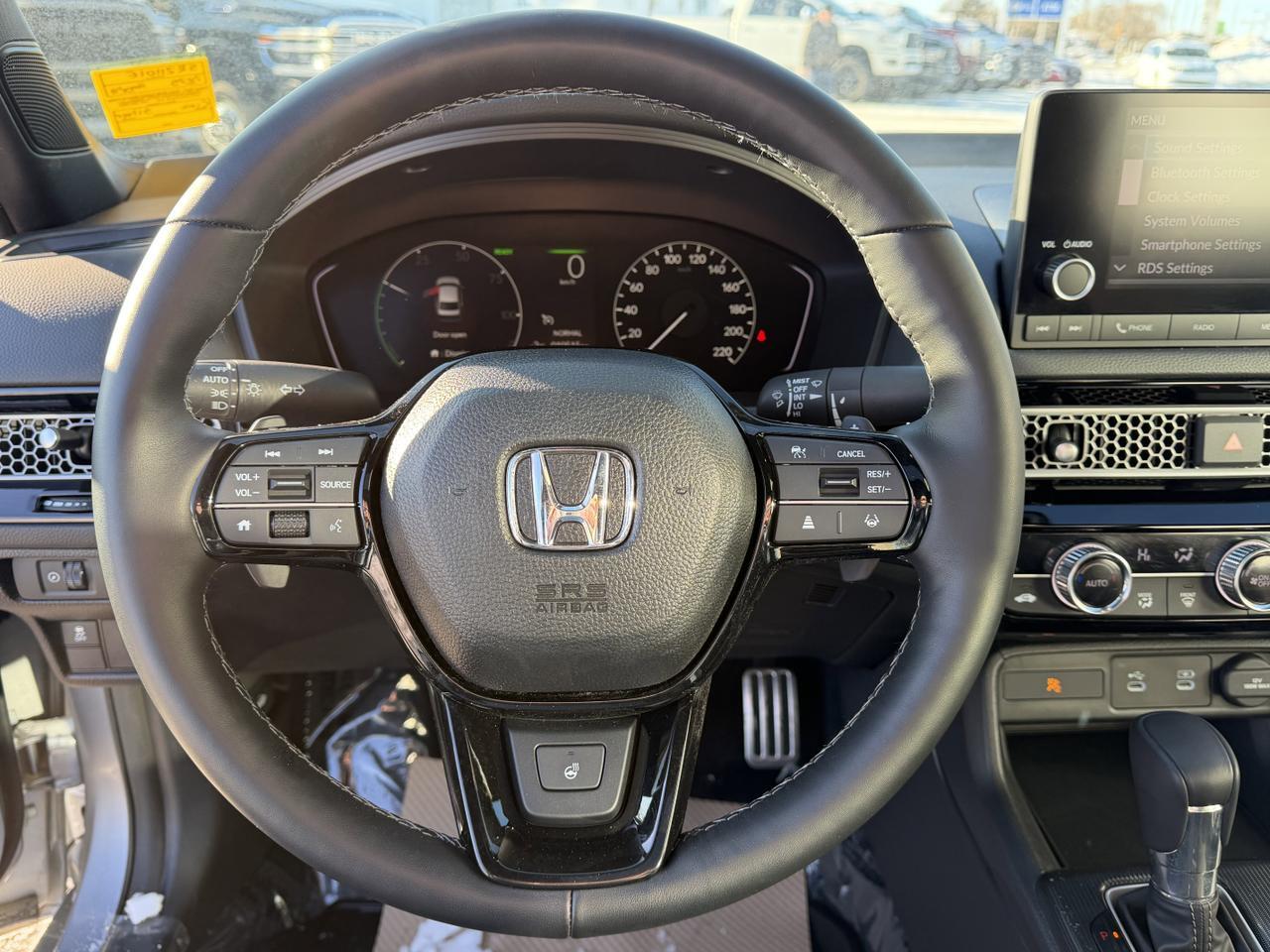 2025 Honda Civic Sedan Hybrid Sport | Prem Cloth | Heated Seats | Low Km | Sun Roof | Active Drive Modes Redwater AB