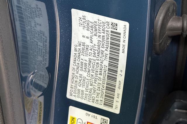 2025 Honda Civic Sedan Hybrid Sport Oakland CA