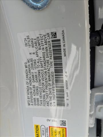 2025 Honda Civic Sedan Hybrid Sport Roseville CA