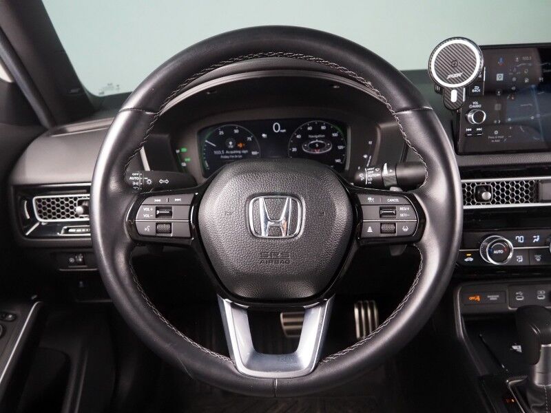 2025 Honda Civic Sedan Hybrid Sport Touring *NAVIGATION, ADAPTIVE CRUISE, SAFETY ALERTS, BACKUP-CAMERA, COLOR TOUCHSCREEN, MOONROOF, LEATHER, HEATED SEATS, REMOTE START, KEYLESS ENTRY, BOSE, WIRELESS CHARGING, ANDROID & APPLE Round Rock TX