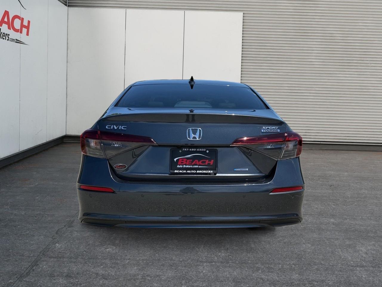2025 Honda Civic Sedan Hybrid Sport Touring, SUNROOF, APPLE CARPLAY/ANDROID AUTO, BACKUP CAMERA, BLIND SPOT ALERT, BOSE SPEAKERS, POWER SEATS, ALL WEATHER FLOOR MATS, LOW MILES, CLEAN CARFAX, ONLY 1 OWNER! Norfolk VA
